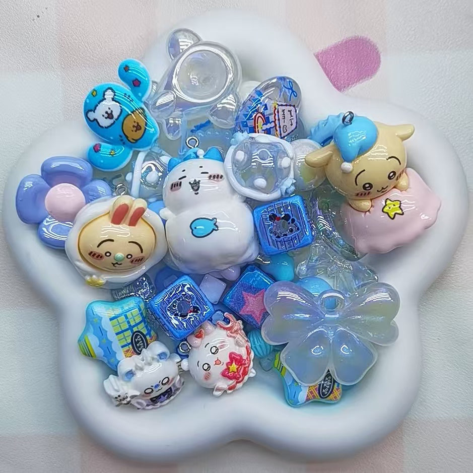 Self selected plastic beads