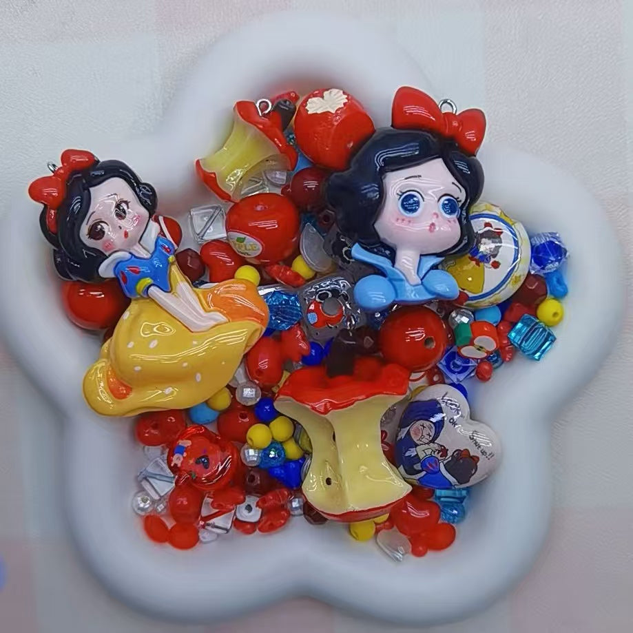 Self selected plastic beads