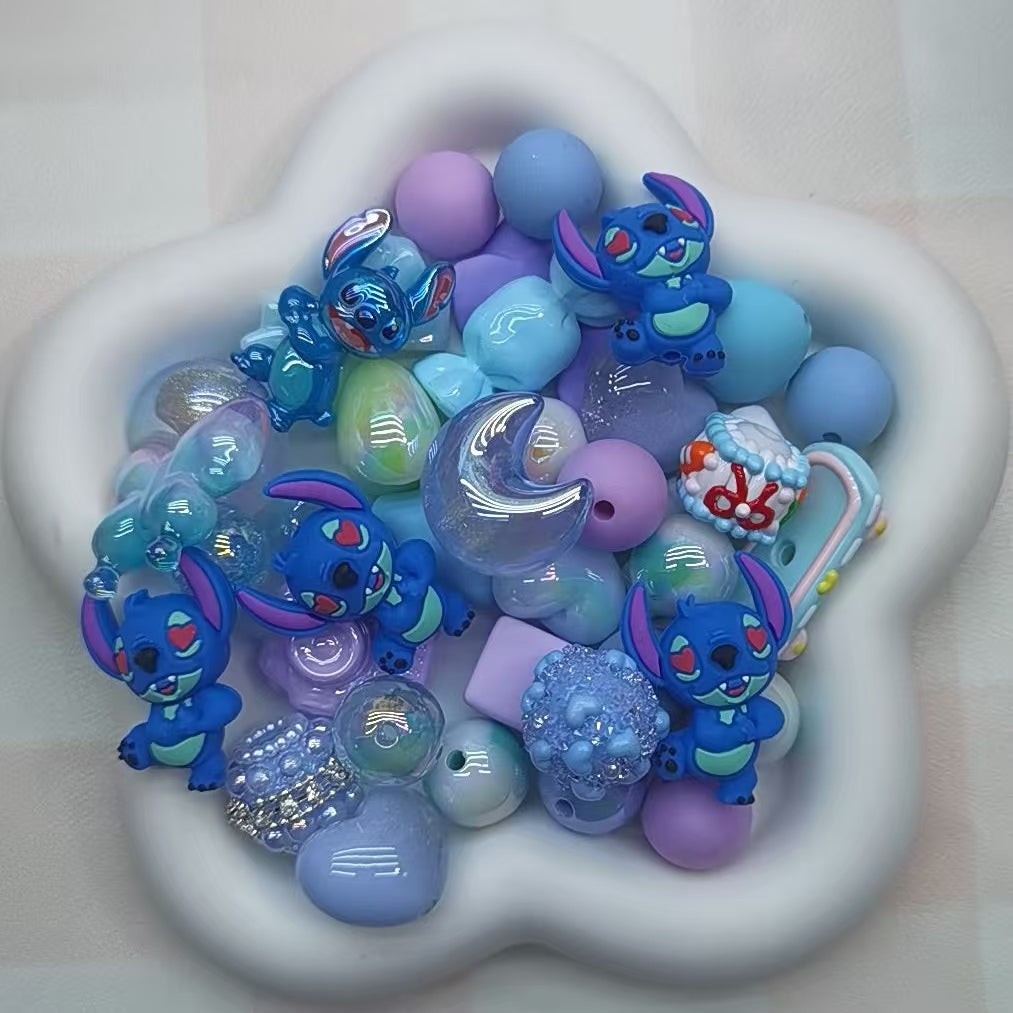 Self selected plastic beads