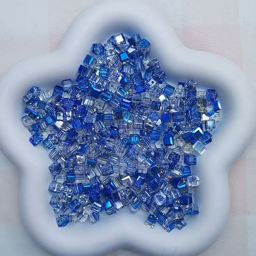 Self selected glass beads