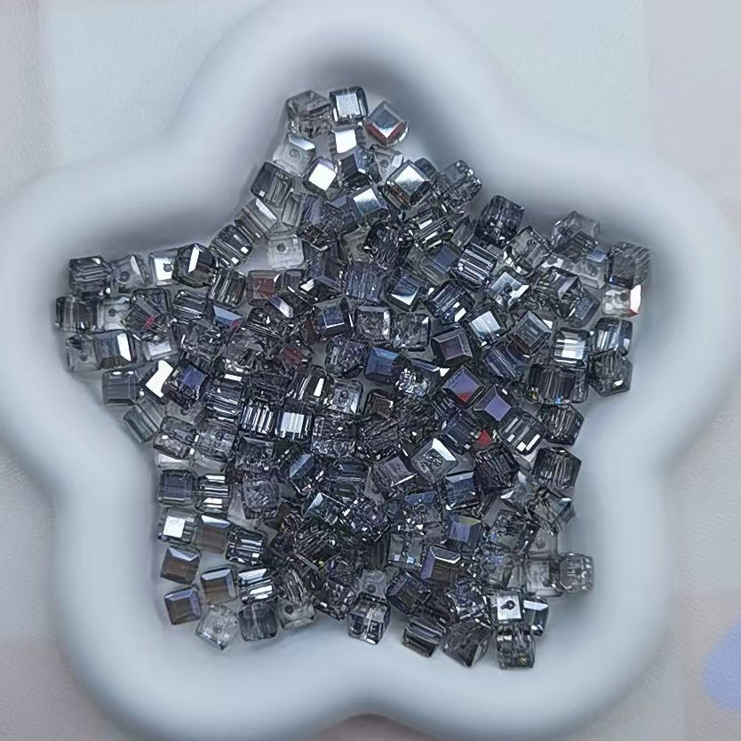 Self selected glass beads