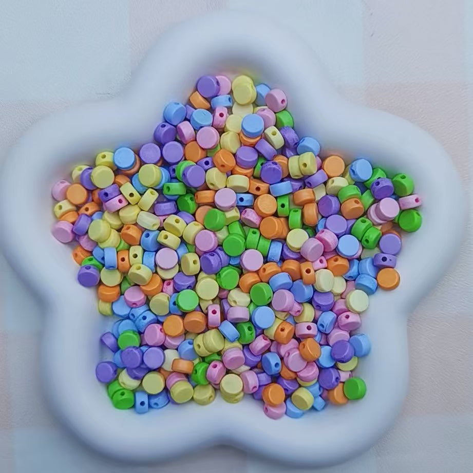 Self selected plastic beads
