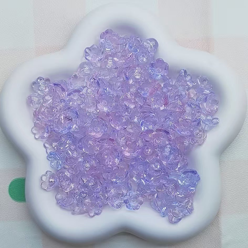Self selected glass beads