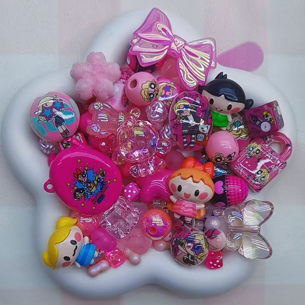 Self selected plastic beads