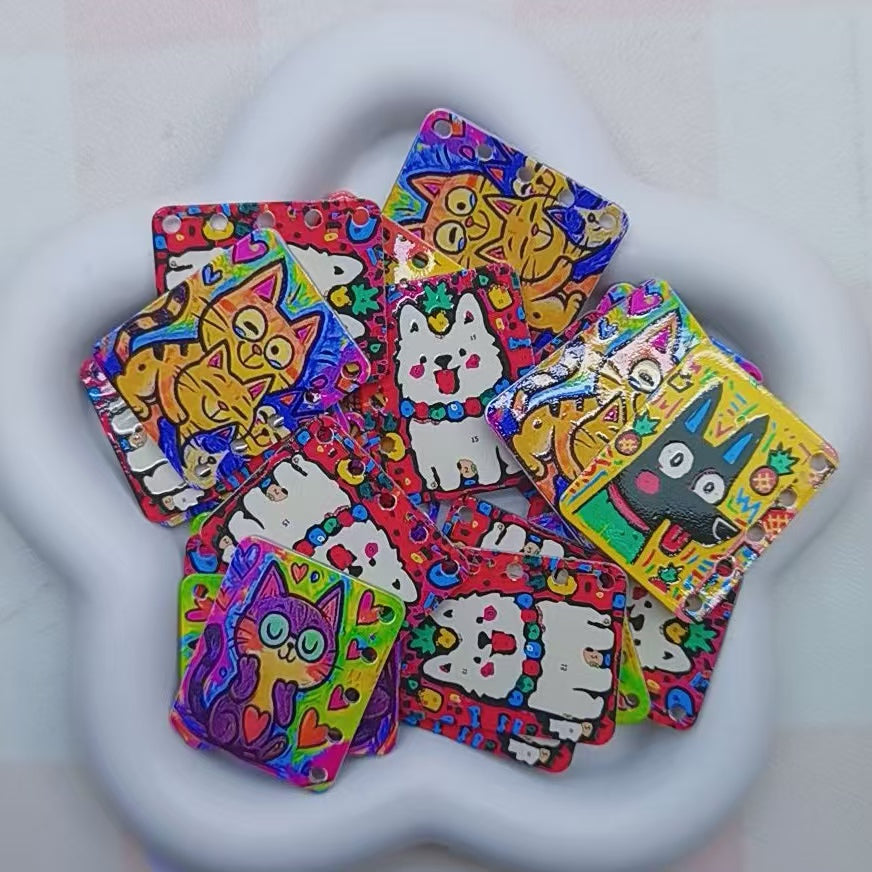 Self selected plastic beads