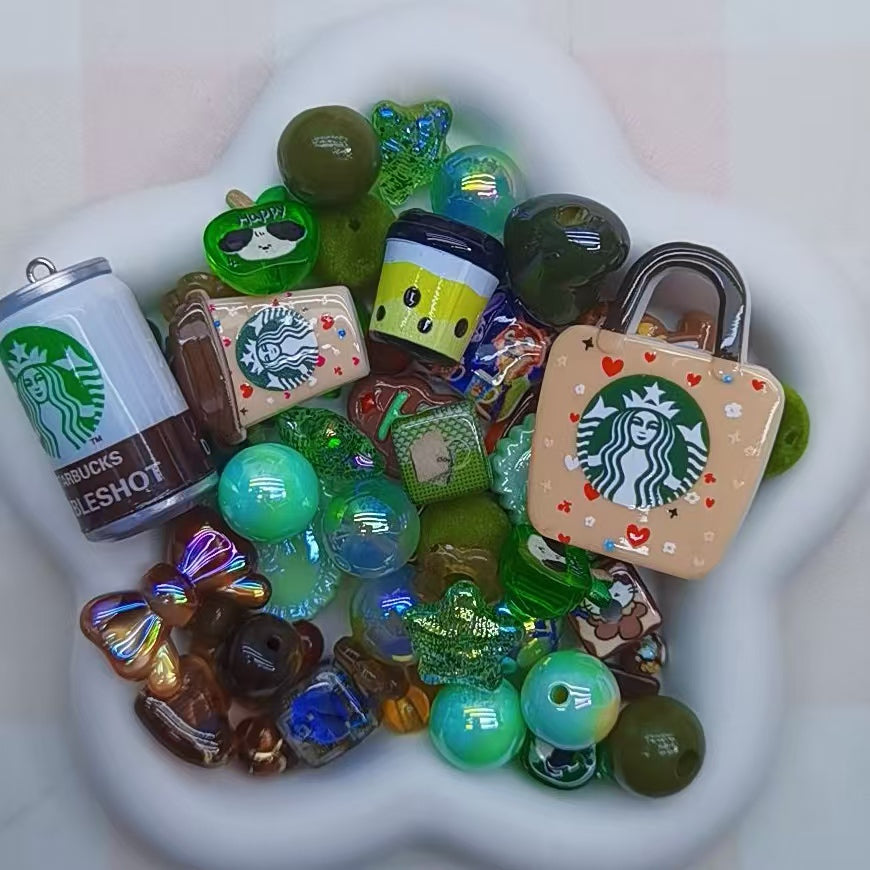 Self selected plastic beads