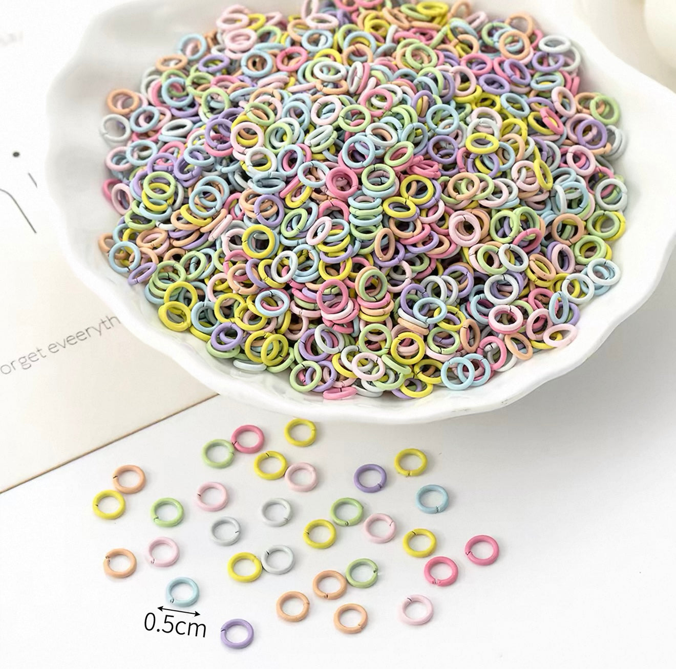 Mixed Color Closed Jump Rings