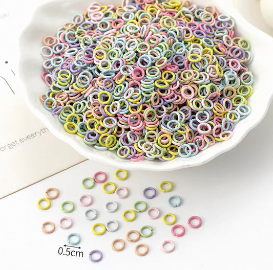 Mixed Color Closed Jump Rings