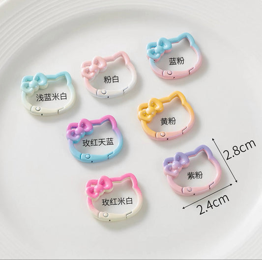 Gradient Cat Shape Spring Clasp
