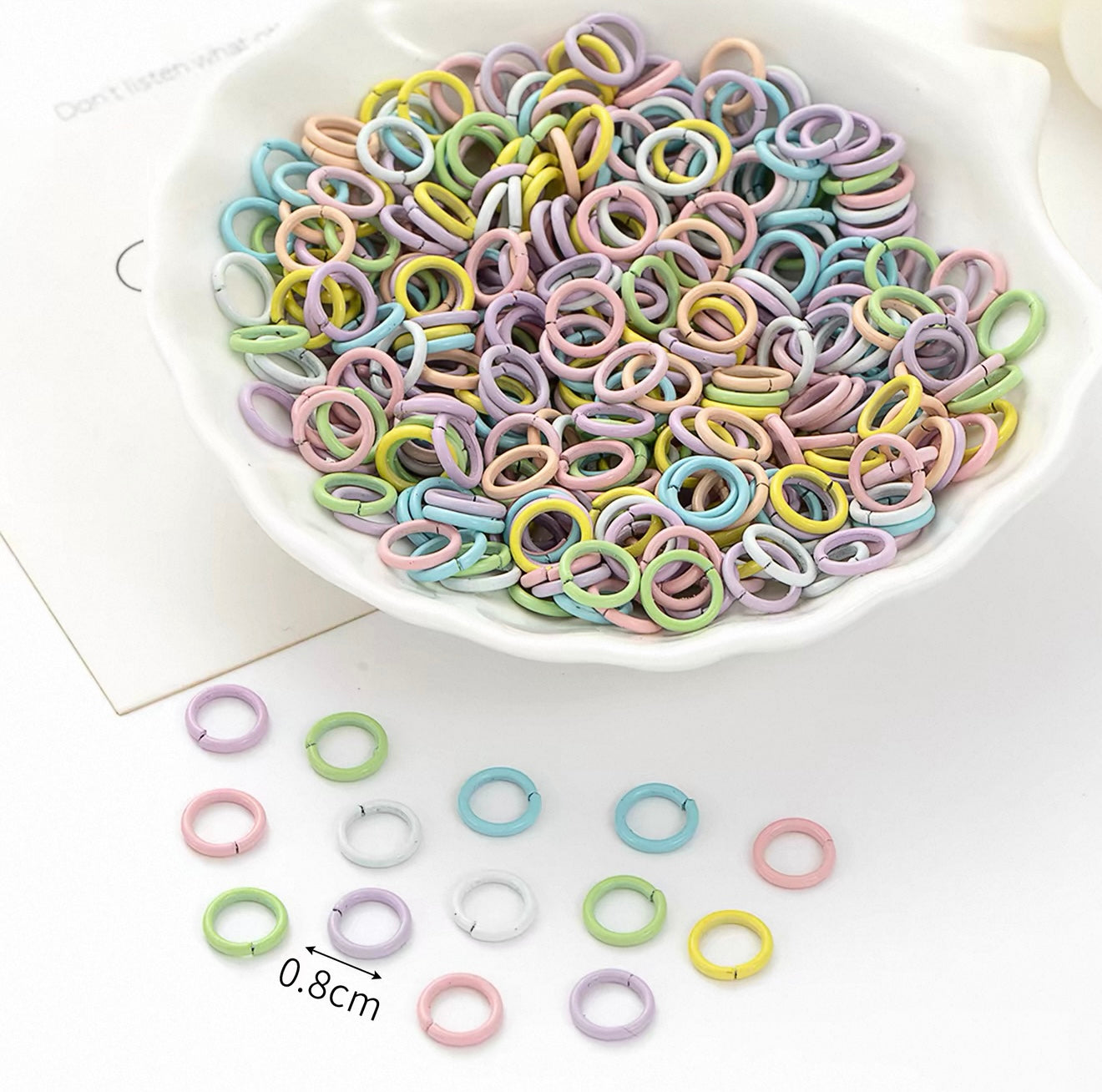 Mixed Color Closed Jump Rings