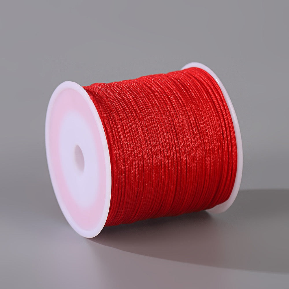 Hand-braided 50-meter jade cord