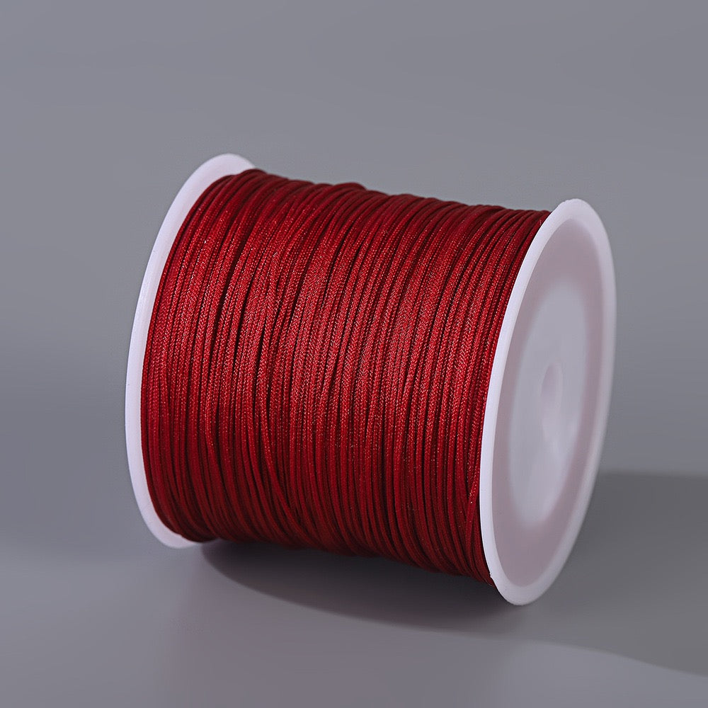 Hand-braided 50-meter jade cord
