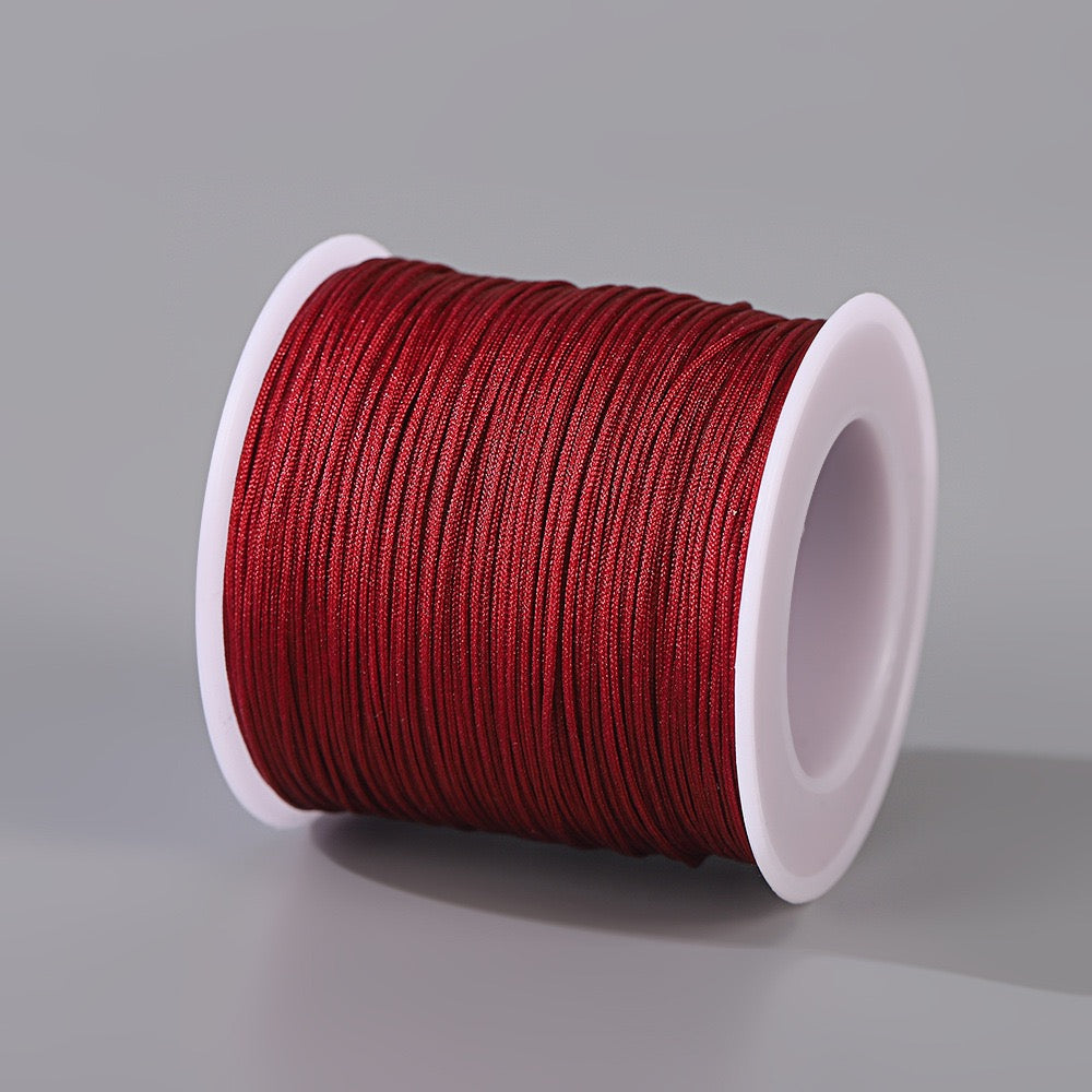 Hand-braided 50-meter jade cord