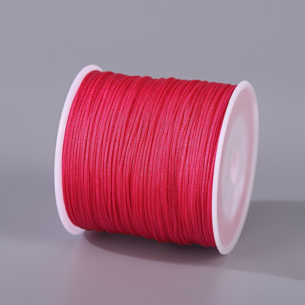 Hand-braided 50-meter jade cord