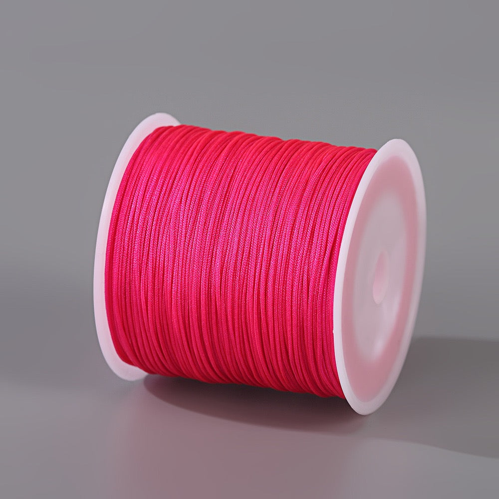 Hand-braided 50-meter jade cord