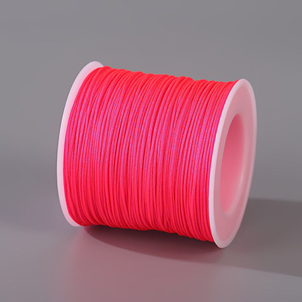Hand-braided 50-meter jade cord