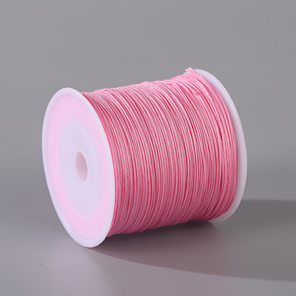 Hand-braided 50-meter jade cord