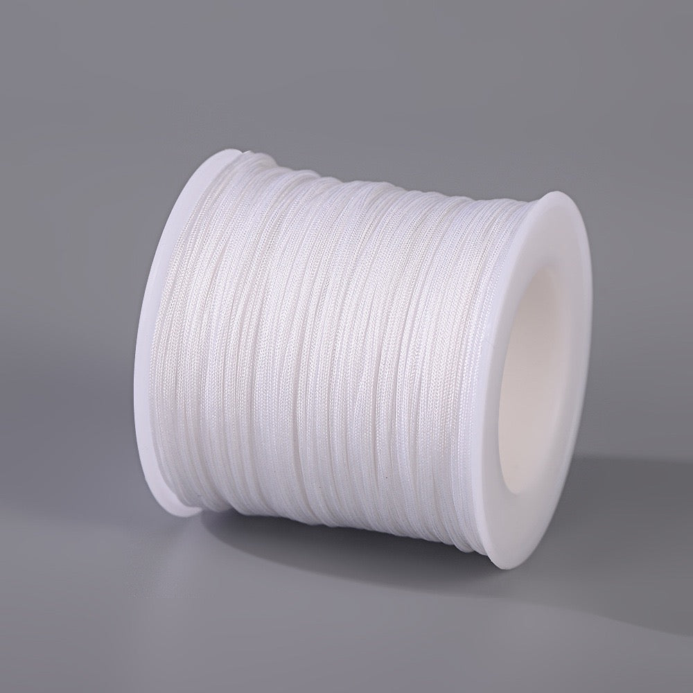 Hand-braided 50-meter jade cord