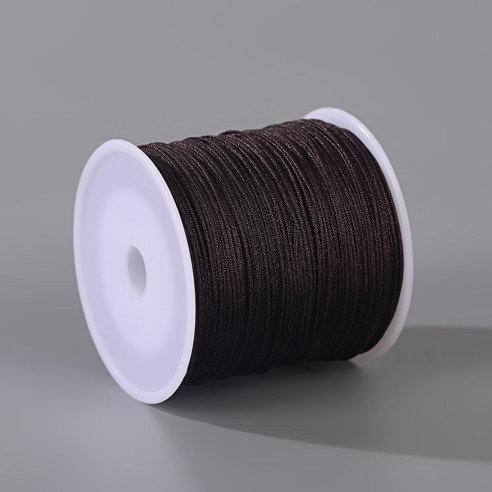 Hand-braided 50-meter jade cord