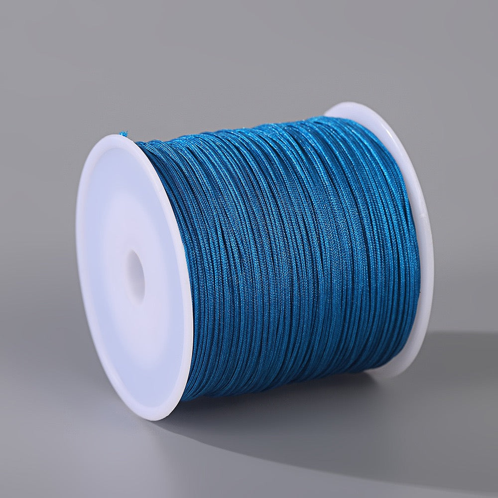 Hand-braided 50-meter jade cord