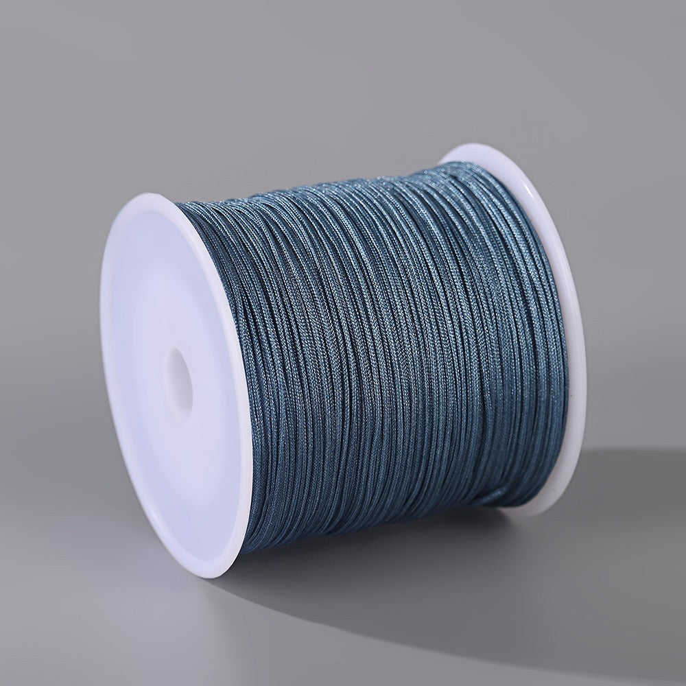 Hand-braided 50-meter jade cord