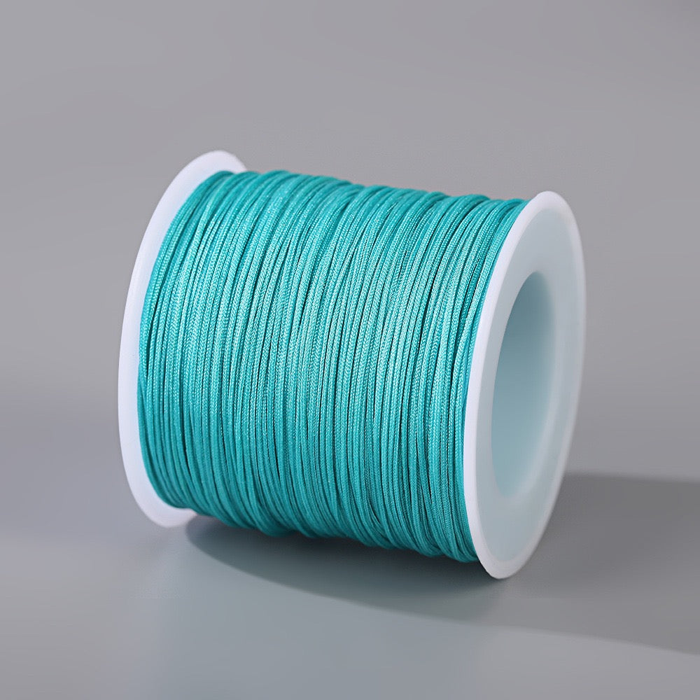Hand-braided 50-meter jade cord