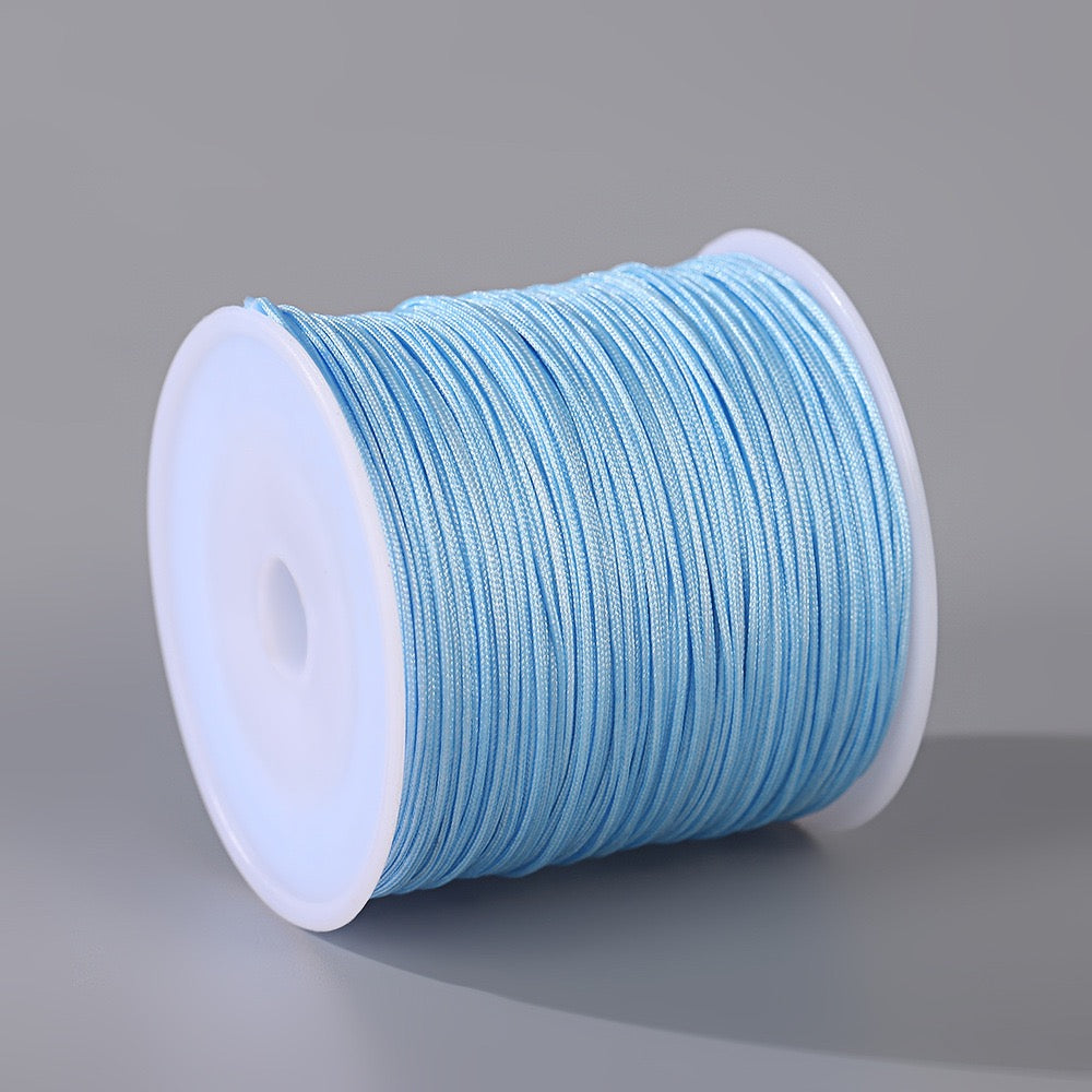Hand-braided 50-meter jade cord