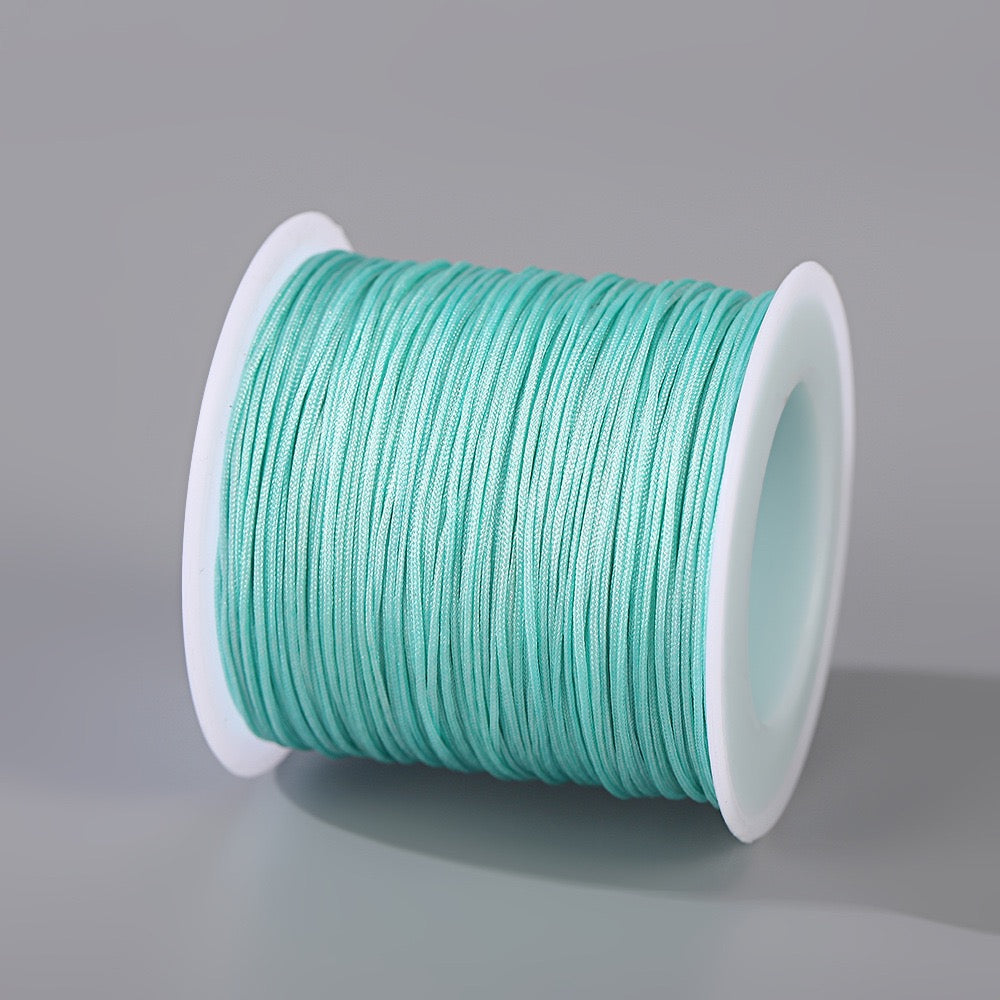 Hand-braided 50-meter jade cord