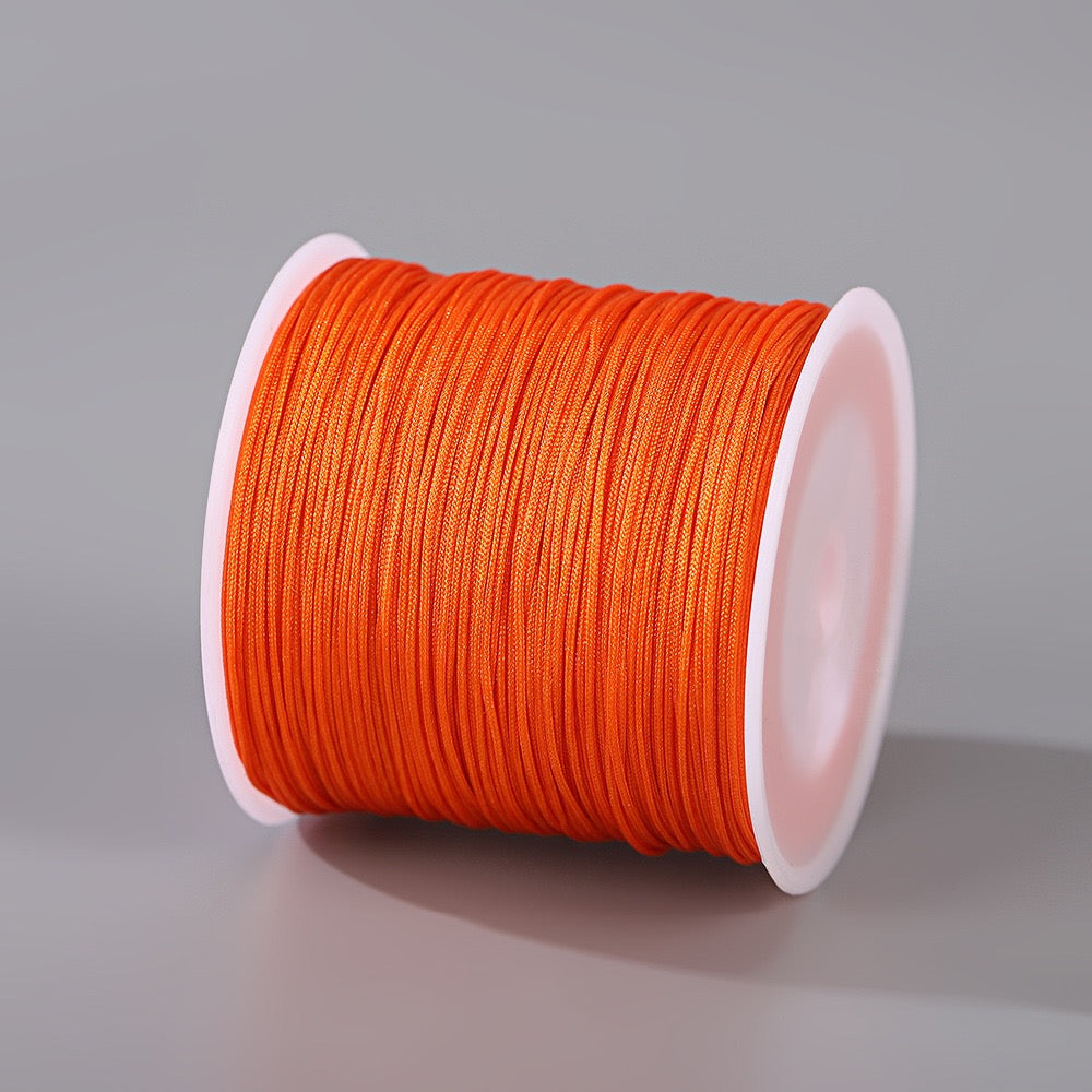 Hand-braided 50-meter jade cord