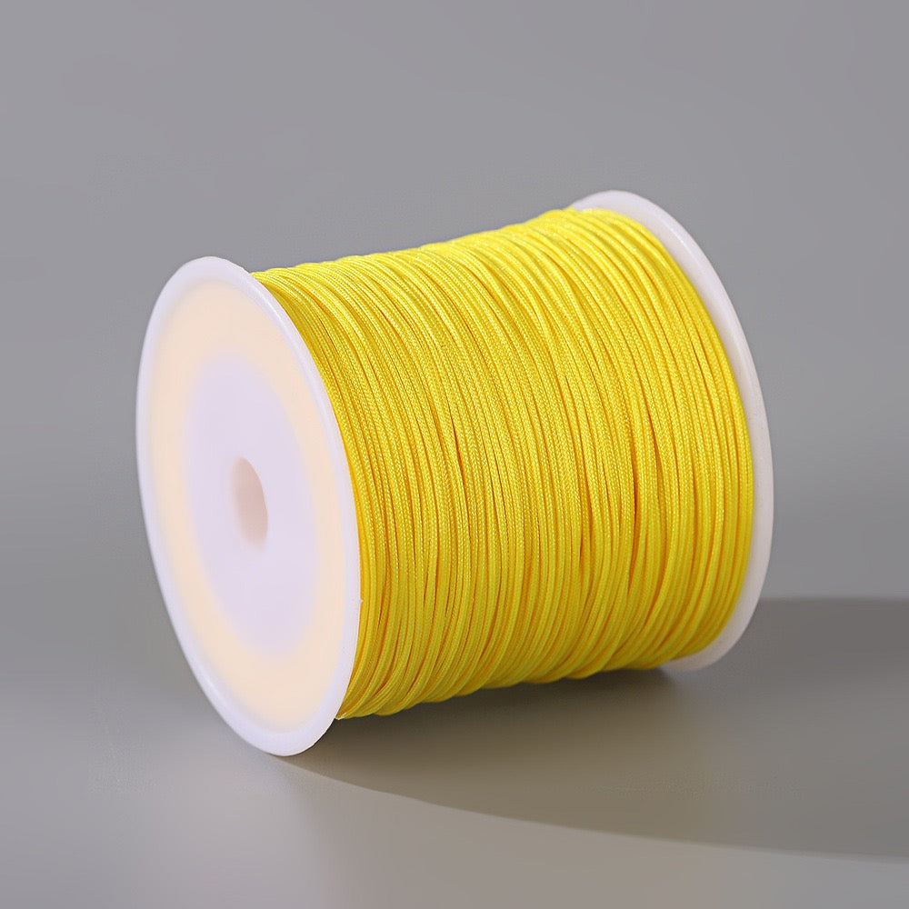 Hand-braided 50-meter jade cord