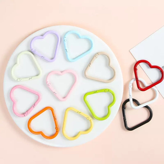 Heart spring clasp