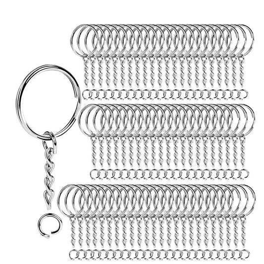 Keyring with chain