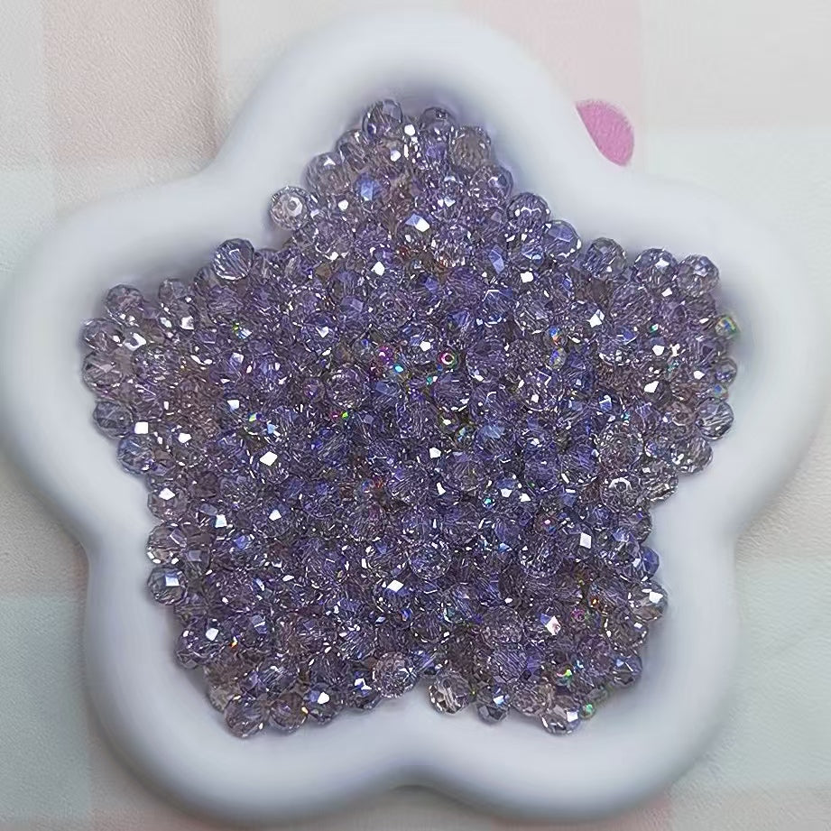 Self selected glass beads