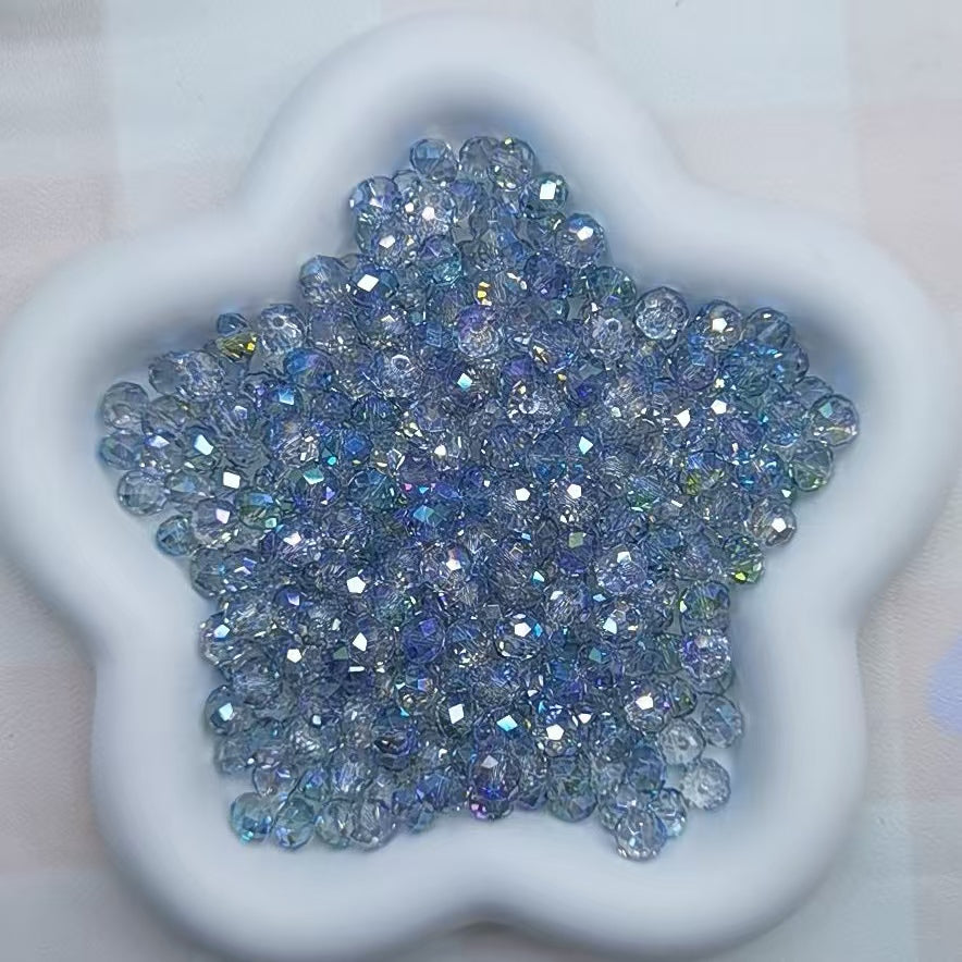 Self selected glass beads