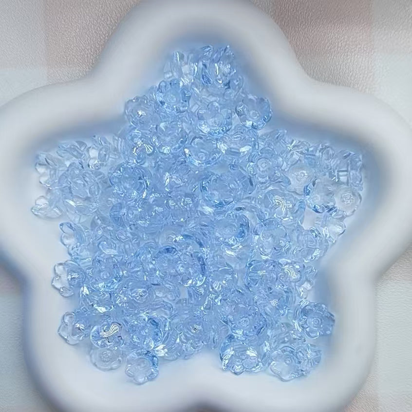 Self selected glass beads